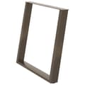 Miniatyrbilde 4 av 10: vidaXL Spisebordben U-formet 2 stk naturstål 100x(72-73) cm stål
