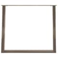 Miniatyrbilde 5 av 10: vidaXL Spisebordben U-formet 2 stk naturstål 100x(72-73) cm stål