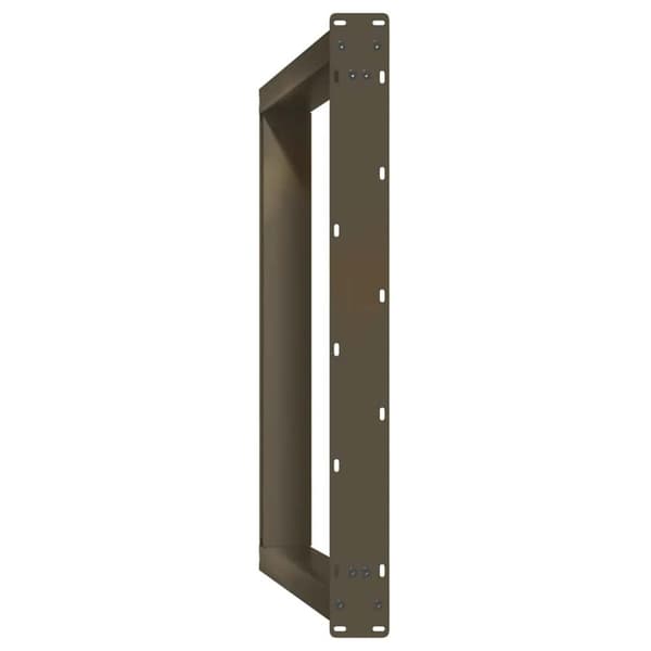 vidaXL Spisebordben U-formet 2 stk naturstål 100x(72-73) cm stål