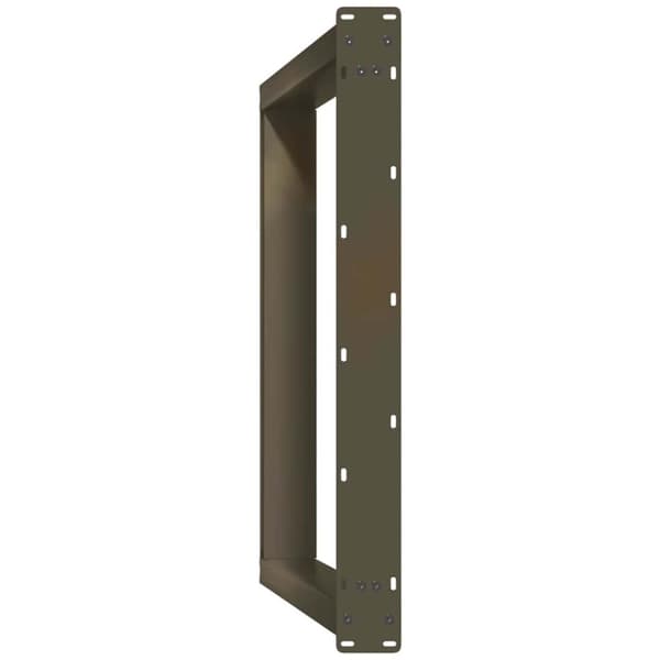 vidaXL Matbordsben U-formad 2 st naturstål 70x(72-73) cm stål