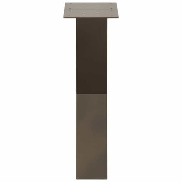 vidaXL sofabordben X-formet 2 stk. naturstål 28x(42-43) cm stål