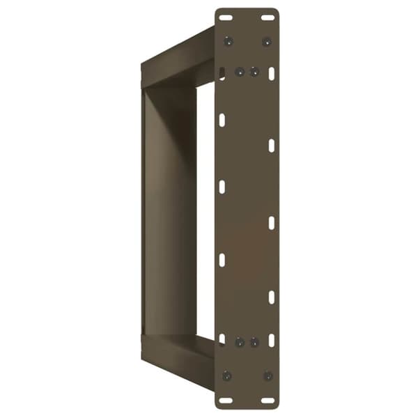 vidaXL Spisebordsben U-formet 2 stk. naturstål 50x(72-73) cm stål