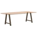 Pikkukuva 8 / 10: vidaXL Ruokapöydän jalat A-muotoiset 2 kpl 80x(72-73) cm teräs
