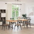 Pikkukuva 2 / 10: vidaXL Ruokapöydän jalat A-muotoiset 2 kpl 80x(72-73) cm teräs