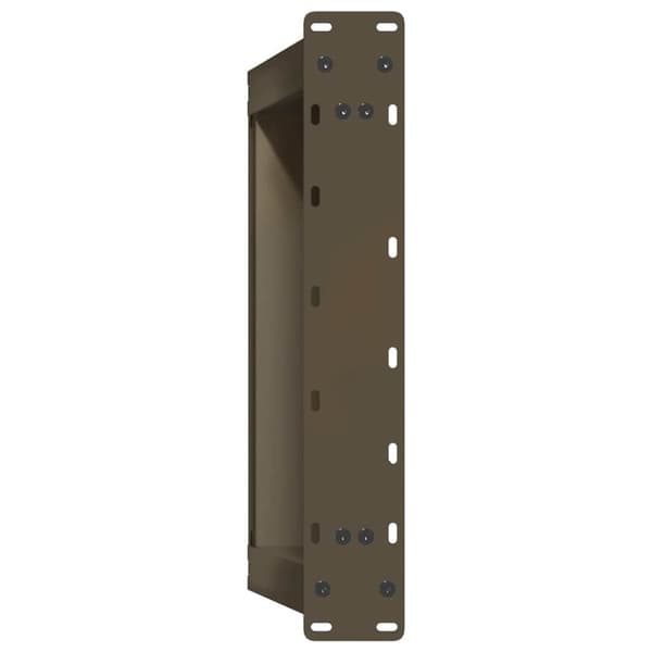 vidaXL Salongbordben U-formet 2 stk naturstål 50x(30-31) cm stål