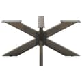 Miniatyrbilde 3 av 9: vidaXL Salongbordben edderkoppformet svart 98x58x(42-43) cm stål