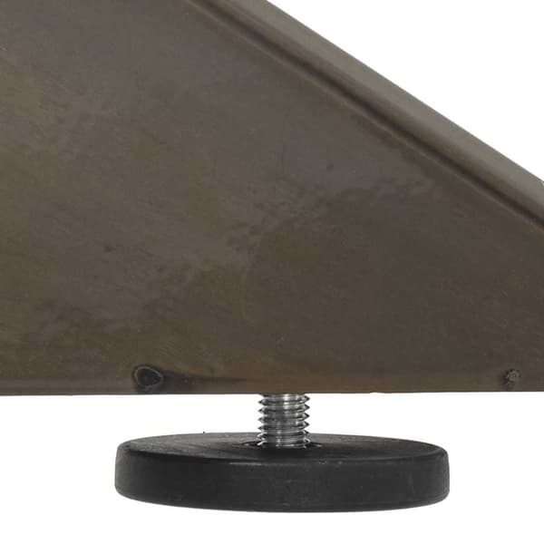 vidaXL Salongbordben edderkoppformet svart 98x58x(42-43) cm stål