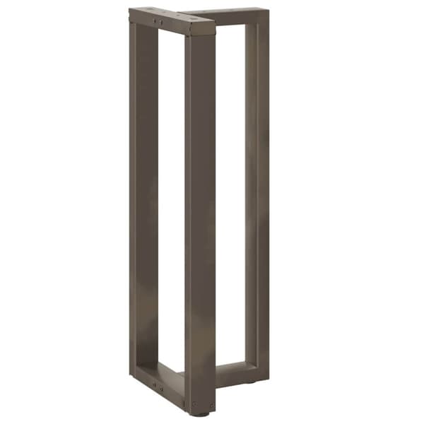 vidaXL Baaripöydän jalat T-muotoiset 2 kpl 50x35x(110-111) cm teräs