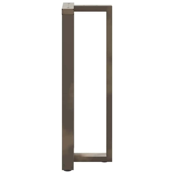 vidaXL Baaripöydän jalat T-muotoiset 2 kpl 50x35x(110-111) cm teräs