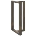 Miniatyrbilde 4 av 10: vidaXL Barbordben T-formet 2 stk svart 60x35x(100-101) cm stål