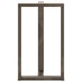 Miniatyrbilde 6 av 10: vidaXL Barbordben T-formet 2 stk svart 60x35x(100-101) cm stål