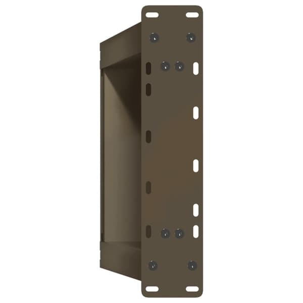 vidaXL Salongbordben U-formet 2 stk naturstål 38 x (42-43) cm stål