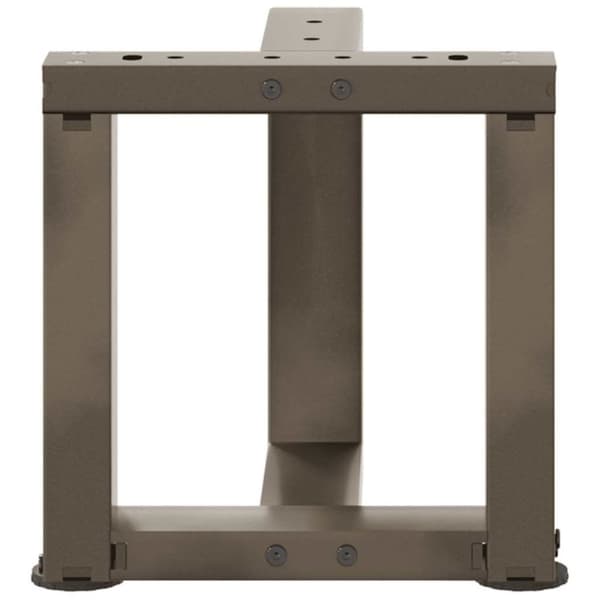 vidaXL sohvapöydän jalat T-muotoiset 2 kpl 30x25x(30-31) cm teräs