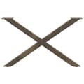 Pikkukuva 4 / 10: vidaXL Sohvapöydän jalat X-muotoiset 2 kpl Luonnonvärinen teräs 70x(42-43) cm Teräs