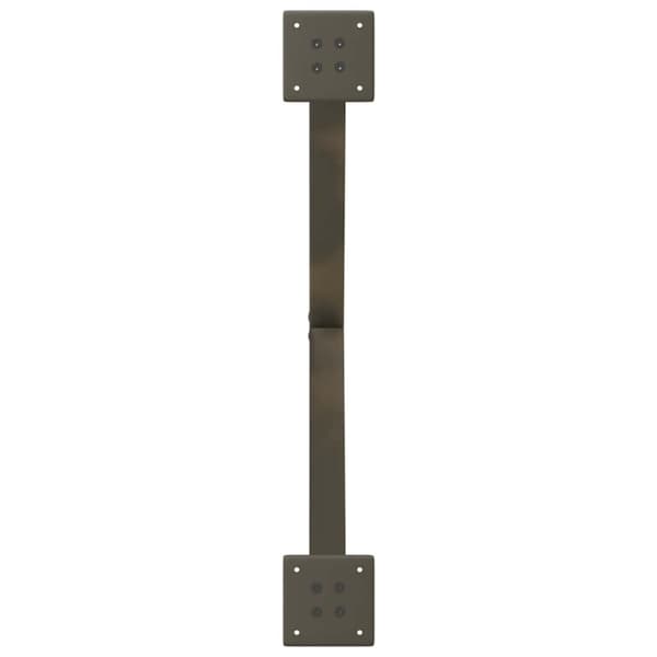 vidaXL Sohvapöydän jalat X-muotoiset 2 kpl Luonnonvärinen teräs 70x(42-43) cm Teräs