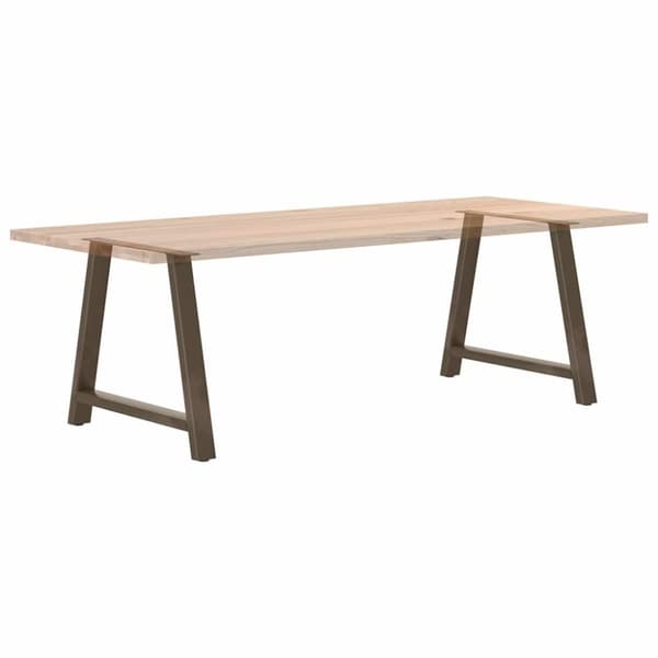 vidaXL sofabordben A-formet 2 stk 90x(72-73) cm stål