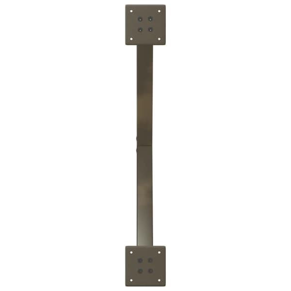vidaXL sofabordben X-formet 2 stk. naturstål 70x(30-31) cm stål