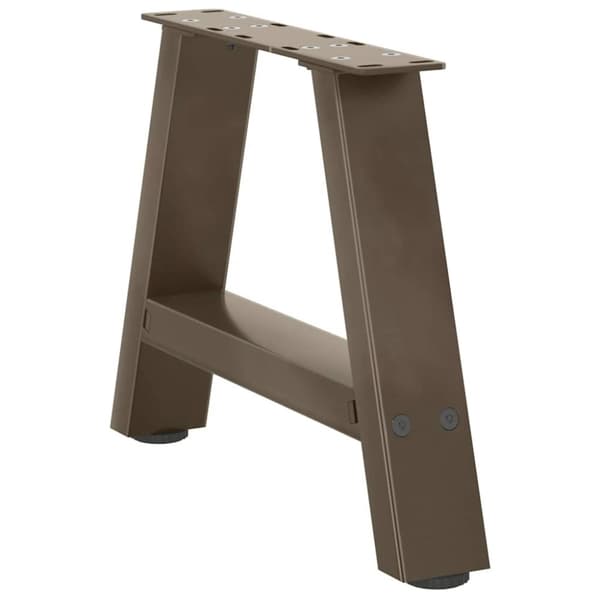 vidaXL Sohvapöydän jalat A-muotoiset 2 kpl 40x(30-31) cm teräs