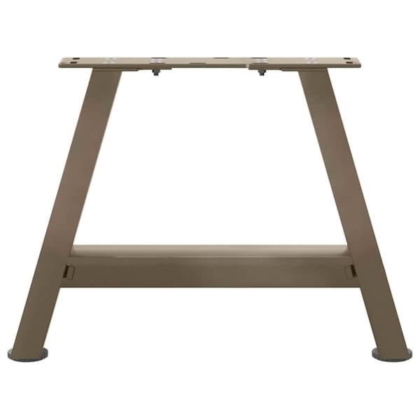 vidaXL Sohvapöydän jalat A-muotoiset 2 kpl 40x(30-31) cm teräs