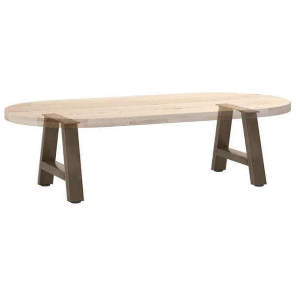 vidaXL Sohvapöydän jalat A-muotoiset 2 kpl 40x(30-31) cm teräs