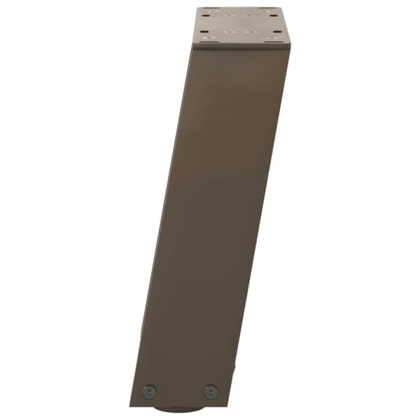 vidaXL sofabordben U-formet 2 stk. naturstål 30x(30-31) cm stål