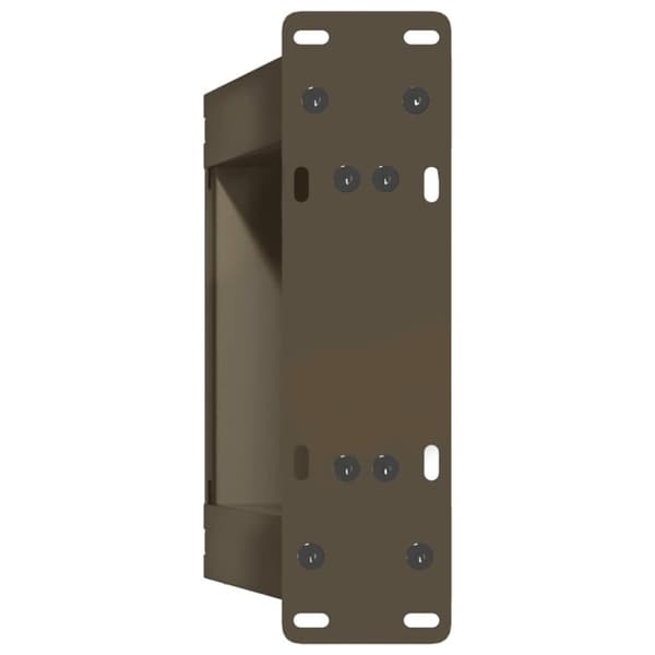 vidaXL sofabordben U-formet 2 stk. naturstål 30x(30-31) cm stål