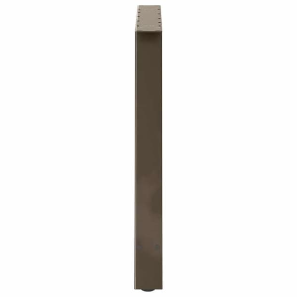 vidaXL Ruokapöydän jalat A-muotoiset 2 kpl 100x(72-73) cm teräs