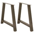 Pikkukuva 1 / 10: vidaXL Ruokapöydän jalat A-muotoiset 2 kpl 100x(72-73) cm teräs