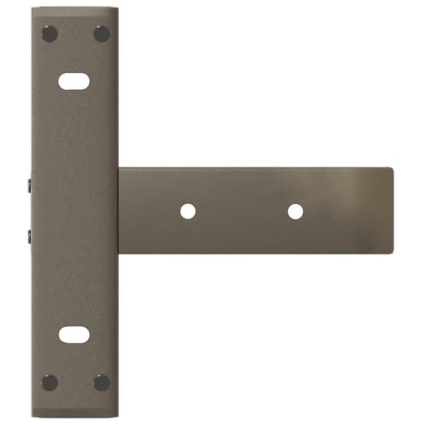 vidaXL konsolipöydän jalat T-muotoiset 2 kpl 25x28x(72-73) cm teräs