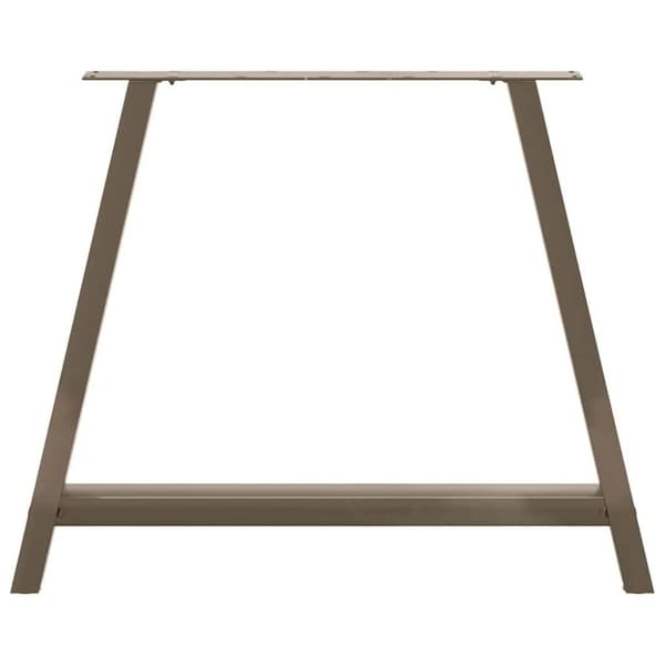 vidaXL Soffbordsben A-formade 2 st 100x(72-73) cm stål