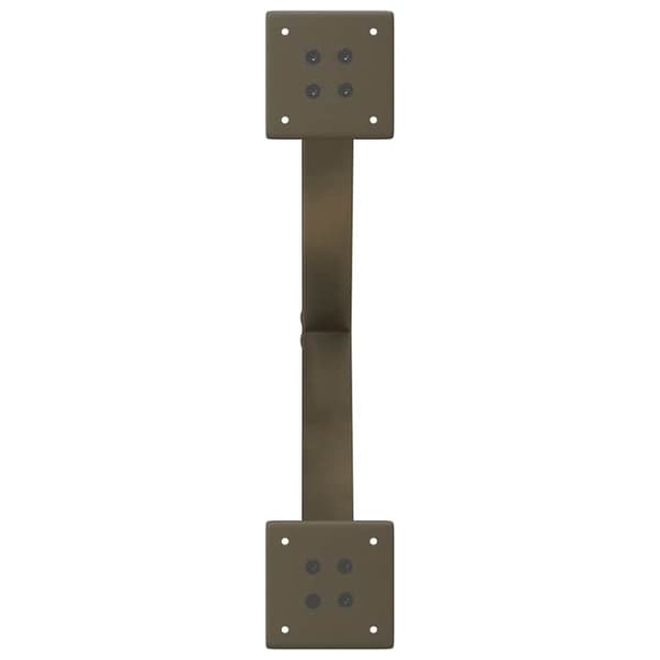 vidaXL Salongbordben X-formet 2 stk naturstål 60 x (30-31) cm stål