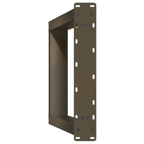 vidaXL Spisebordsben U-formet 2 stk. naturstål 60x(72-73) cm stål