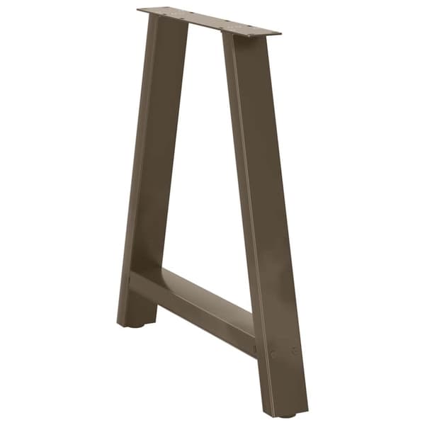 vidaXL Soffbordsben A-formade 2 st 80x(72-73) cm stål