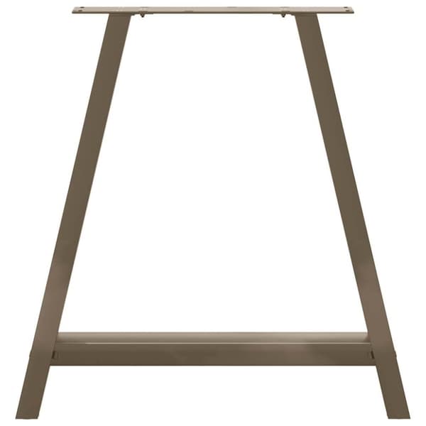 vidaXL Soffbordsben A-formade 2 st 80x(72-73) cm stål