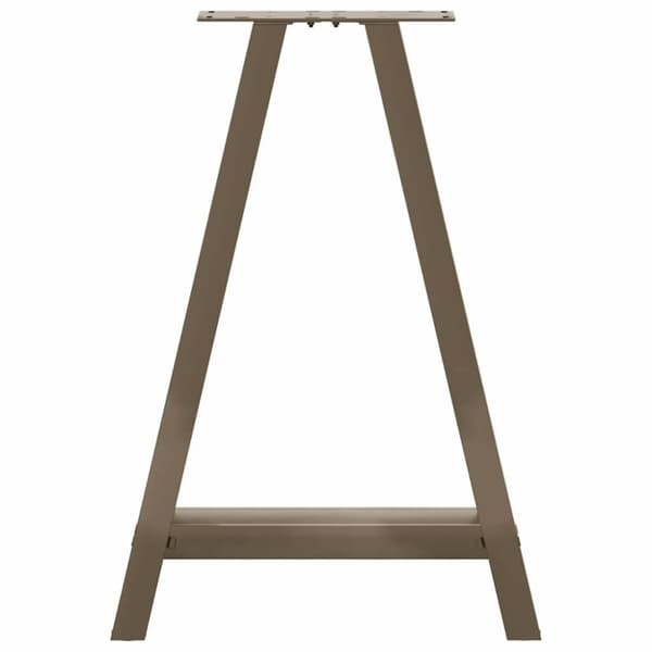 vidaXL sofabordben A-formet 2 stk 60x(72-73) cm stål