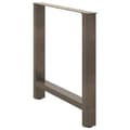 Pikkukuva 4 / 10: vidaXL Ruokapöydän jalat, luonnonvärinen teräs, 2 kpl, 80 x (72-73) cm, teräs