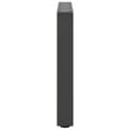 Pikkukuva 6 / 10: vidaXL Sohvapöydän jalat antrasiitti 2 kpl 60x(42-43) cm teräs