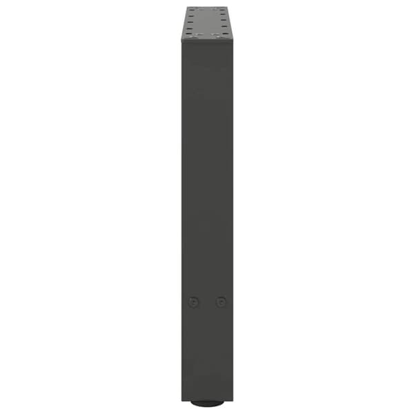 vidaXL Sohvapöydän jalat antrasiitti 2 kpl 60x(42-43) cm teräs