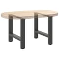Pikkukuva 8 / 10: vidaXL Sohvapöydän jalat antrasiitti 2 kpl 60x(42-43) cm teräs