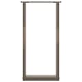 Miniatyrbilde 5 av 10: vidaXL Konsollbordben U-formet 2 stk naturstål 38 x (72-73) cm stål