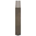 Miniatyrbilde 6 av 10: vidaXL Salongbordben U-formet 2 stk naturstål 50x(30-31) cm stål