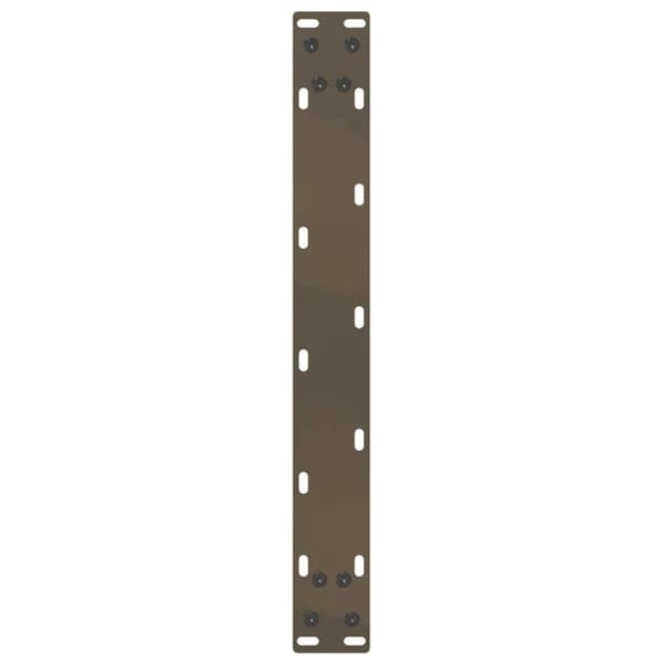 vidaXL Salongbordben U-formet 2 stk naturstål 50x(30-31) cm stål