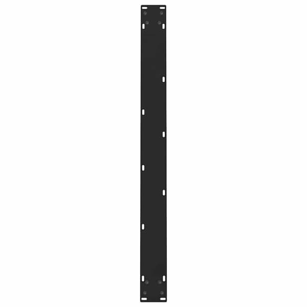 vidaXL Soffbordsben svart 2 st 90x(72-73) cm stål