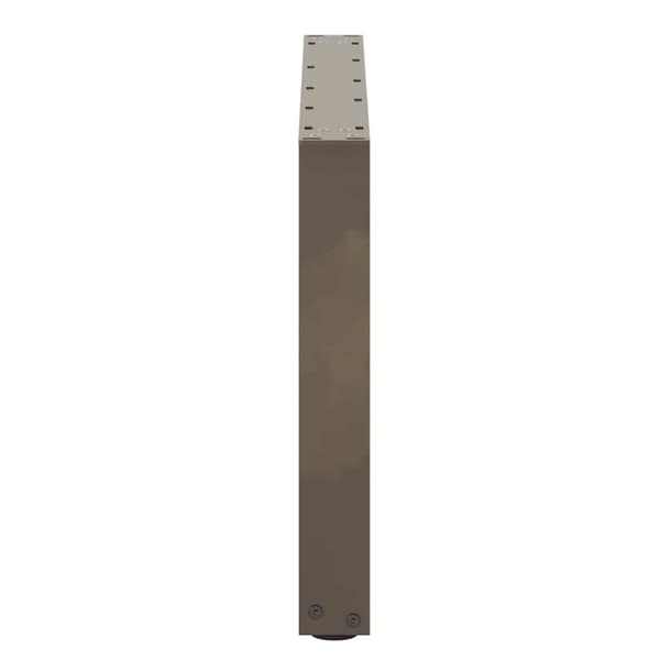 vidaXL Sohvapöydän jalat U-muotoiset 2 kpl Luonnonvärinen teräs 60x(42-43) cm Teräs