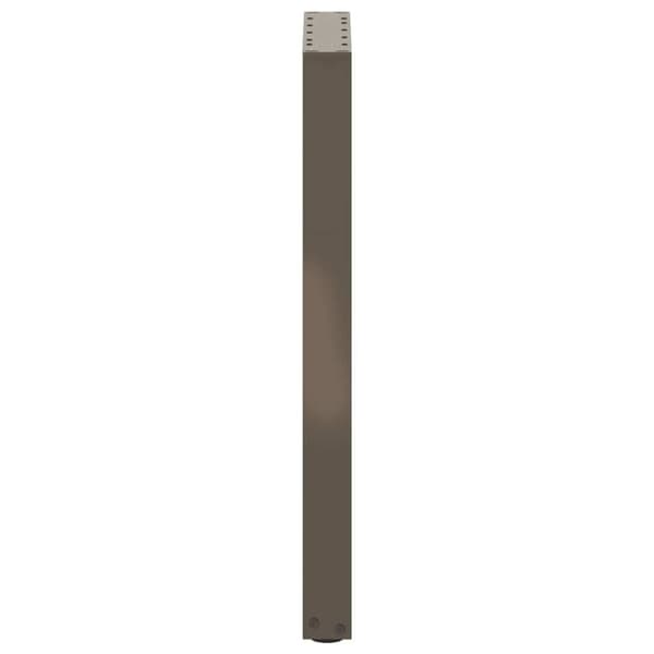 vidaXL sofabordben U-formet 2 stk. naturstål 38x(72-73) cm stål