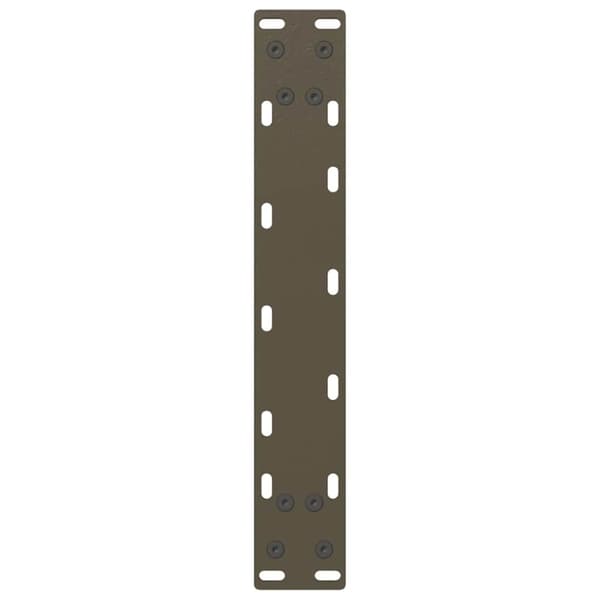 vidaXL sofabordben U-formet 2 stk. naturstål 38x(72-73) cm stål
