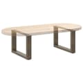 Pikkukuva 8 / 10: vidaXL Sohvapöydän jalat U-muotoiset 2 kpl Luonnonvärinen teräs 50x(30-31) cm Teräs