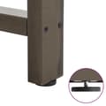 Pikkukuva 9 / 10: vidaXL Baaripöydän jalat, luonnonvärinen teräs, 2 kpl, 50 x (100-101) cm, teräs