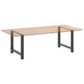 Miniatyrbilde 8 av 10: vidaXL Spisebordben antrasitt 2 stk 100x(72-73) cm stål