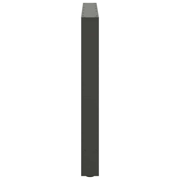 vidaXL sofabordben 2 stk. 100x(72-73) cm stål antracitgrå